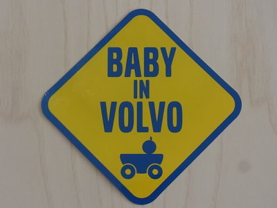 BABY IN VOLVO ステッカープレゼント♪